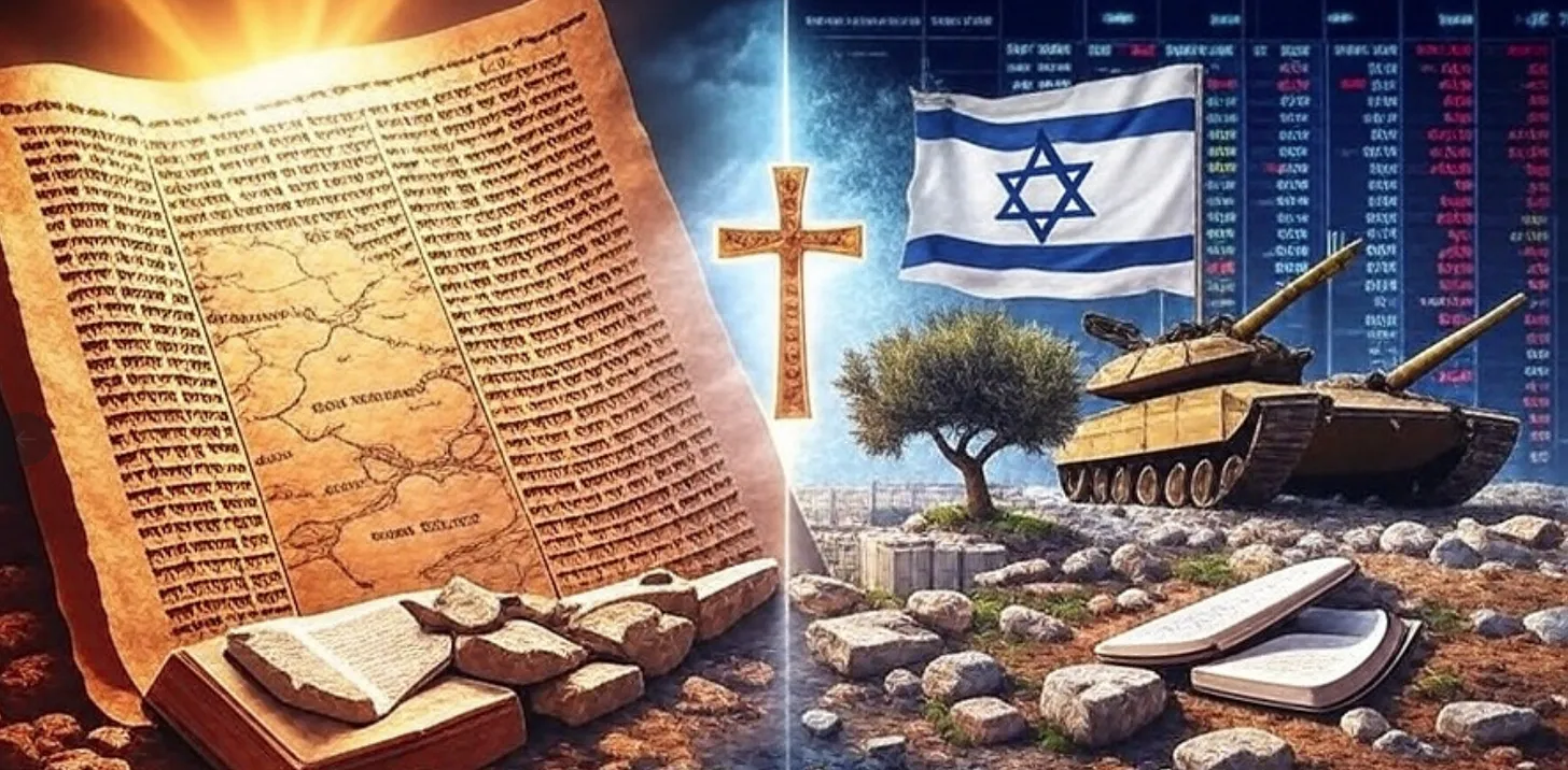 A cross and flag next to a tree. AI-generated content may be incorrect.